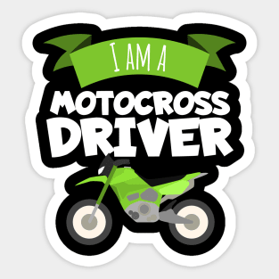 Motocross driver Sticker